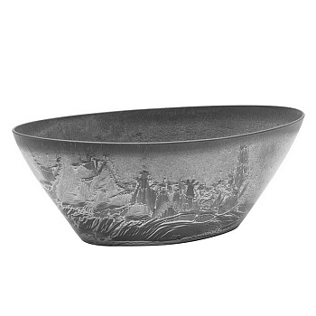 Кашпо МИКРИТ 3,4л Серый М3109 х10 