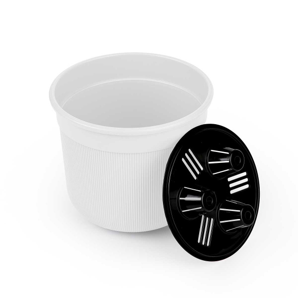 Горшок Сканди 2 л белый БШ9119 х24 