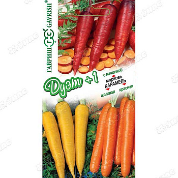 Морковь Дуэт Карамель желт + красн + с нач Гавриш Ц