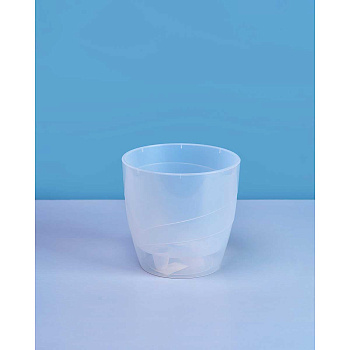 Кашпо "Грация" 2 л Прозрачное Пласт Авеню 