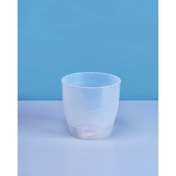 Кашпо "Грация" 2 л Прозрачное Пласт Авеню 