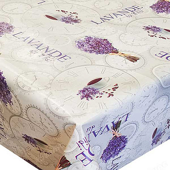 Скатерть Стиль с бейкой 135*110 547/15 лаванда Тверь