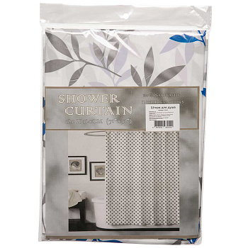 Шторы для ванной 180*180 см с рисунком ПВХ G-9-1NA 