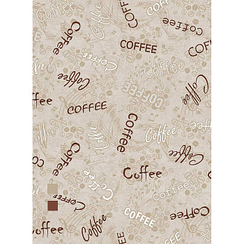 Клеенка нетканная основа 135*20  ПЕРФЕКТ 564/2 Кофе коричневый  Тверь