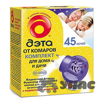 Антикомариная комплект (фумигатор + жидкость 30 мл.) Дэта
