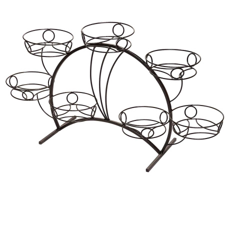 Подставка для цветов "Фиалка 1" белый (7 корзин)