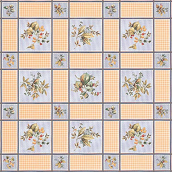 Клеенка 140*20 ДЕКОРАМА 102А (клетка с рисунком) ТУРЦИЯ