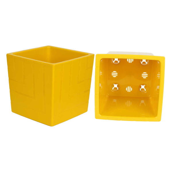 Горшок КВАДРО 13л МЕД с вклад КВ25-34 Ливин х3 