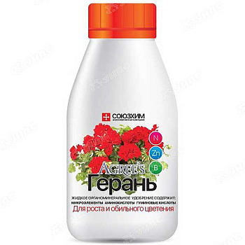 Удобрение жидкое 0,25л. (герань) Agrees х20 