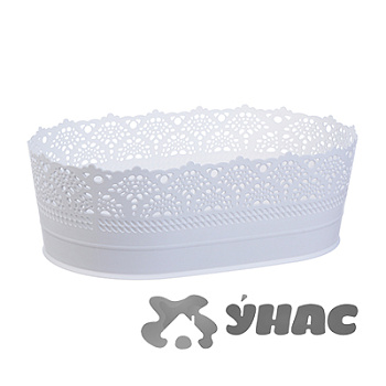 Сухарница АЖУР 22см Белый М1190 (12)