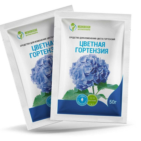 Гортензия цветная, квасцы 50 гр Ивановская цветочная оранжерея х50 