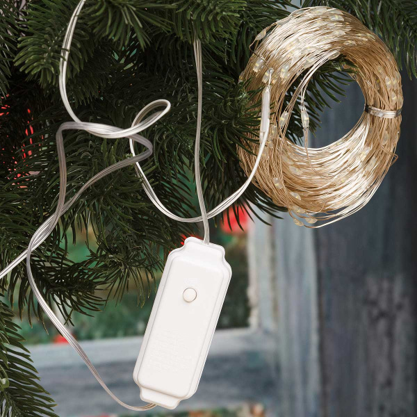 Гирлянда нитка LED LQ-03-1 (30м) (100)