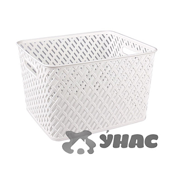 Корзина "Плетенка" 350х290х225 бел БШ3488 (8)