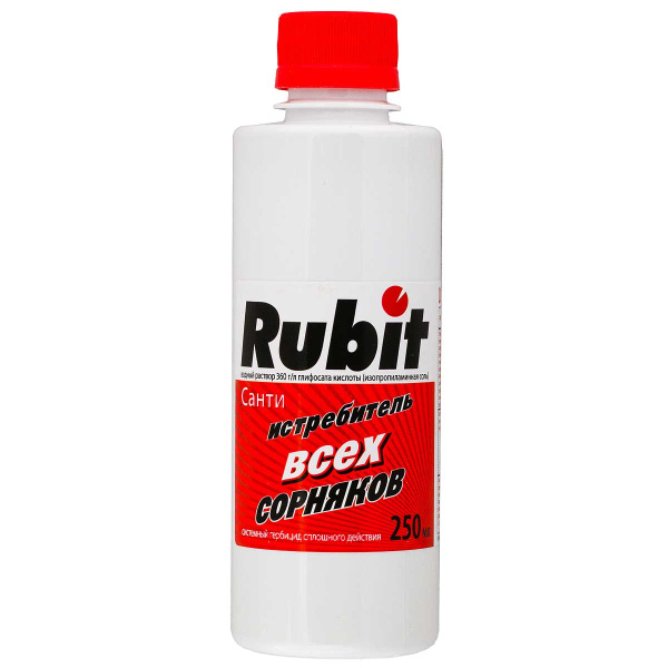 РУБИТ САНТИ для уничтожения сорняков 250 мл  х24