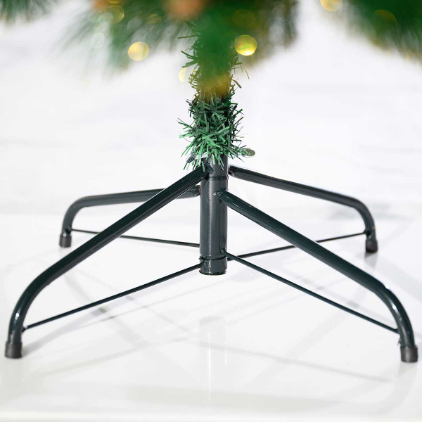 Елка HJ210-82 210см ЗОЛОТО 360веток мет.подст.