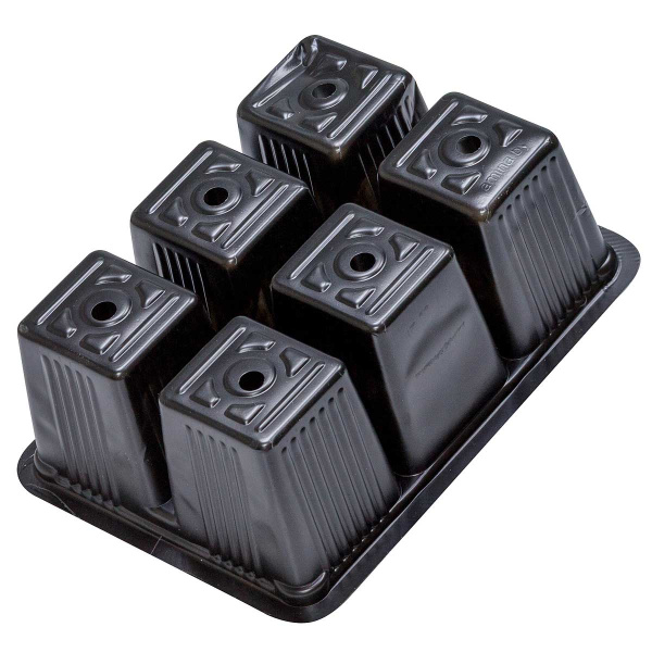 Кассета для рассады мини 6 ячеек 18*13*6,5 см АМИх900 