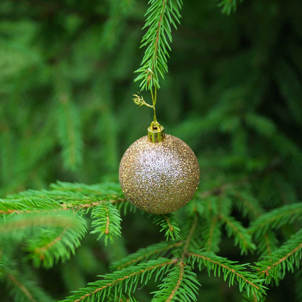 Набор елочных украшений 6ADZCKE9-J5-6 6 см 9 шт Шары БРОНЗА