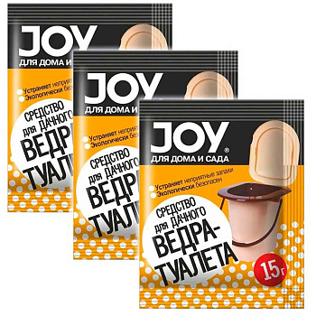 Ср-во для дачного ведра-туалета JOY, 15г (40шт/к)