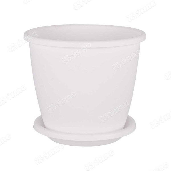 Горшок АФИНА 11л БЕЛ с поддоном БШ6545 (14) 