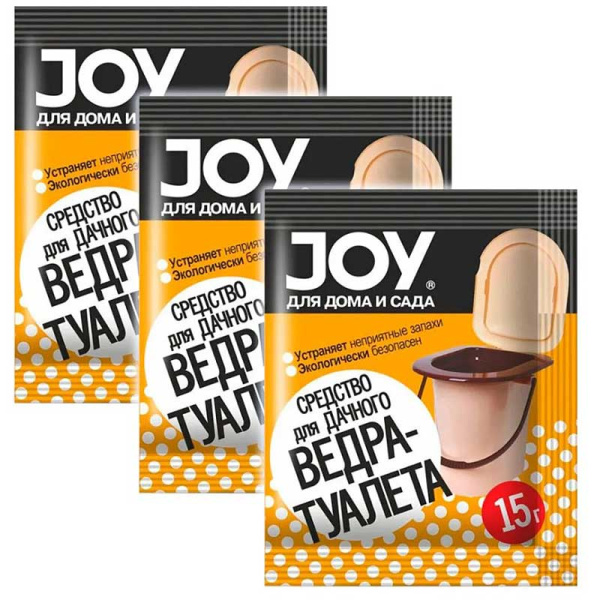 Ср-во для дачного ведра-туалета JOY, 15г (40шт/к)