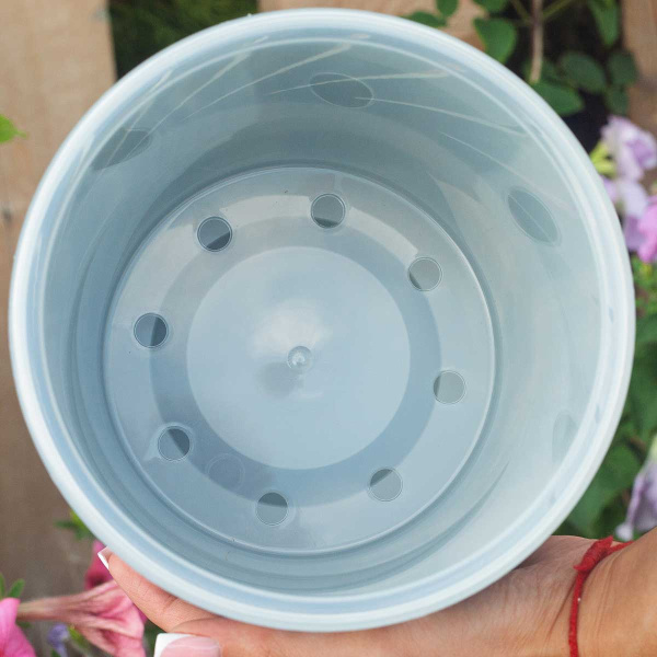 Кашпо Fleurs 3,1 л Серый жемчуг КШ-3727 х8 