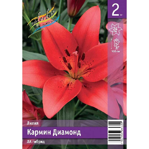 Лилия Кармин Диамонд 10/12 2 Эконом шт