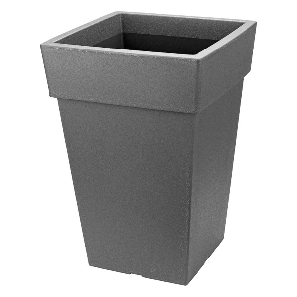 Кашпо ТУБУС 300х300 мм 14 л Графитовый М3179 х3 