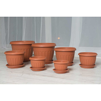 Кашпо Афродита 1 (0,8л)  Терракот Радуга х96 