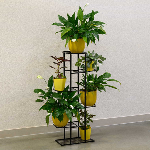 Подставка д/цветов Разборная-7 Черная г.Тверь