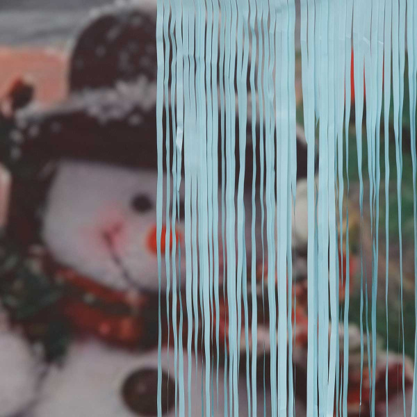 Дождь новогодний 9222-23-12 1,5м голубой акрил (ЦЕНА за 10шт)