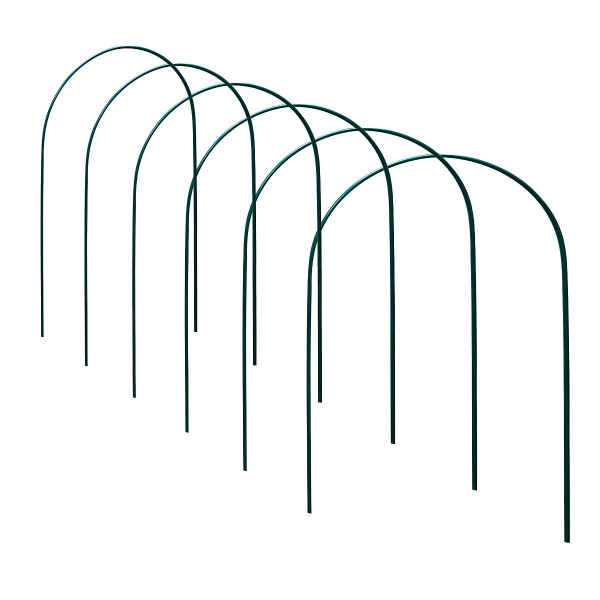 Дуга парниковая, комплект из 6-ти штук, материал стальная трубка в ПВХ оболочке, длина 2,5м, ширина 1м, высота 0.97м САДОВИТА (х150)