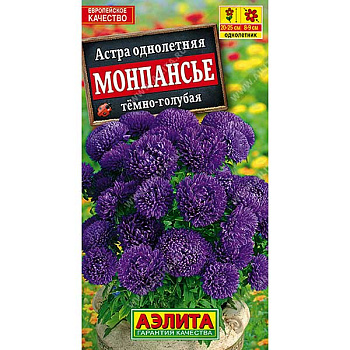 Астра Монпасье темно-голубая Аэлита Ц 