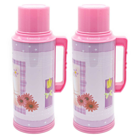 Термос стеклянная колба 2 л металлический корпус NA2256 (Цена 2 шт)