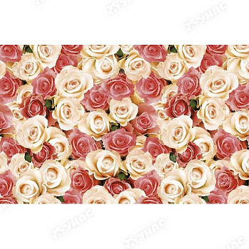 Клеенка н/о 135*20  ПЕРФЕКТ 536/4 (розы) Тверь