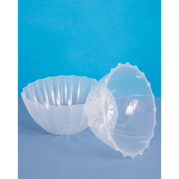 Кашпо Ракушка 2,4 л Прозрачный Пласт Авеню 