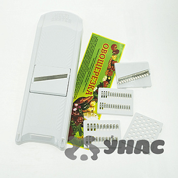 Овощерезка белая 5 нержавеющих ножей ЛБ-140 Кислов