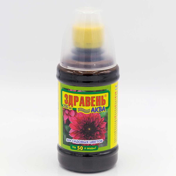 Здравень Аква для садовых цветов 0,25 л 
