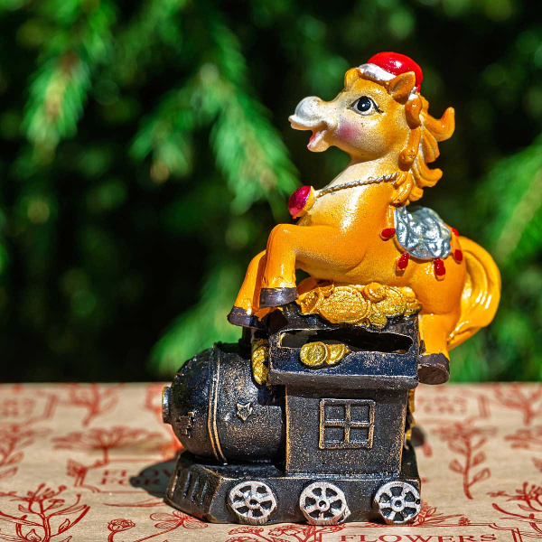 Копилка 25084 Лошадка с поездом 12 см (96)