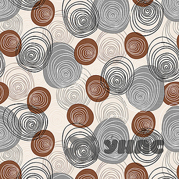 Клеенка 140*20 ДЕКОРАМА 104А(круги,серо-коричн)ТУРЦИЯ