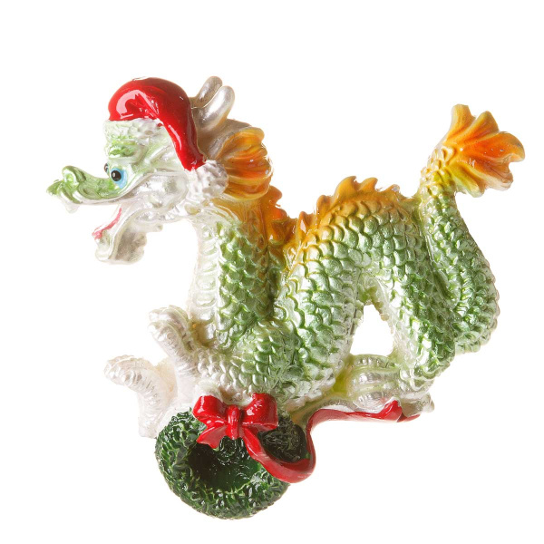 Магнит 23583-1 Дракон с подарком 7см (Цена за 36шт) (16)