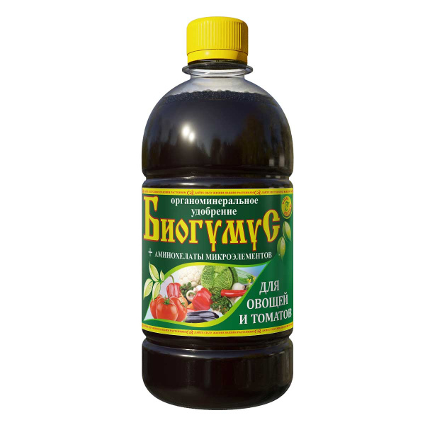 Биогумус для овощей и томатов 0,5 л Сила Жизни 