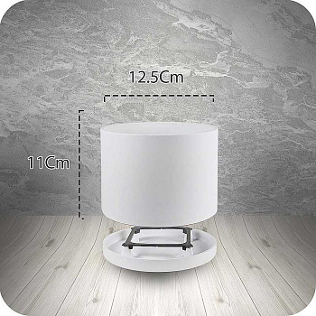 Горшок 0,9л белый 103/12.5-1 х16 