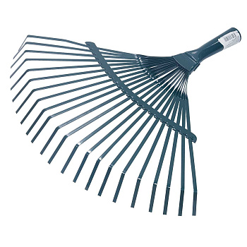 Грабли веерные 22 зубчика пластинчатые без черенка HD-3012