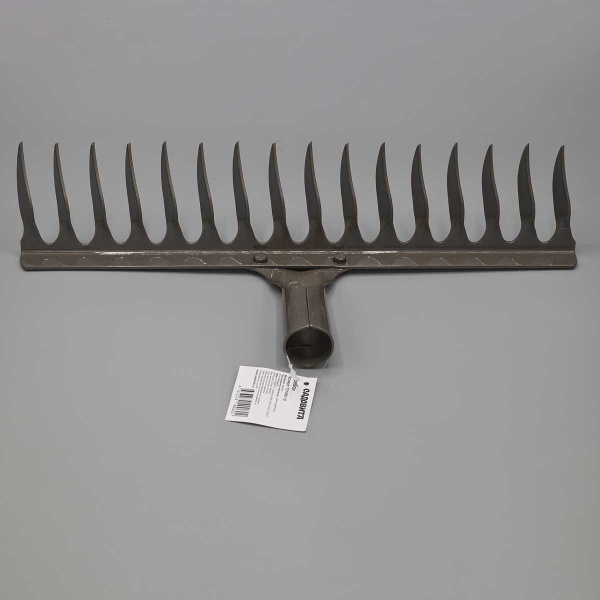 Грабли витые 16-зубьев (131060-16) 38см h-7см (рельсовая сталь) САДОВИТА (24)