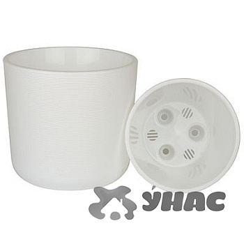 Горшок "Лион" 2 л Белый ЛИ15-10 Ливингрин (10) 