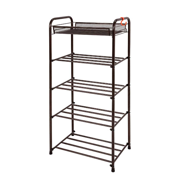 Подставка для обуви Альфа 15 5-и полочная 40 см ПДОА 15 Коричневый