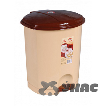 Контейнер для мусора с педалью 11л Эльфпласт 031 (4)