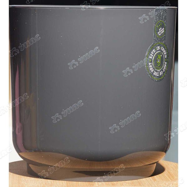 Горшок "Дельта"1,5л Антрацит с вкл Д13-12 Ливингрин х12 