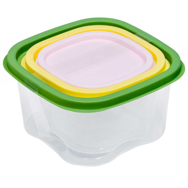 Контейнеры для заморозки и СВЧ 0,23л+0,4л+0,73л