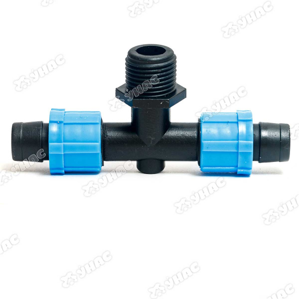 Тройник (SH4030-S) 1/2-цанга1/2-цанга-1/2 внеш рез (Цена за 10шт)